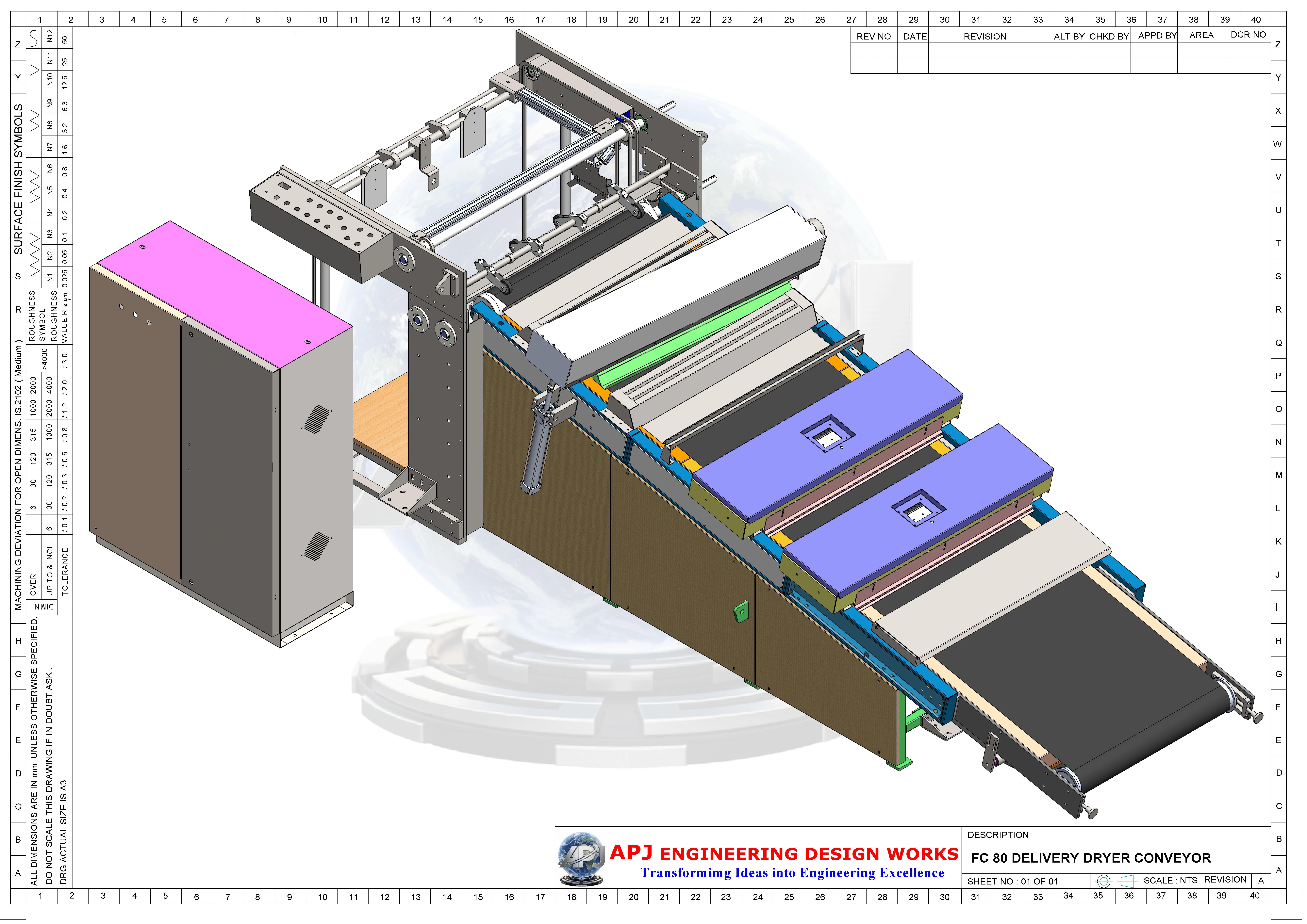 FC80 DELIVERY DRYER CONVEYOR