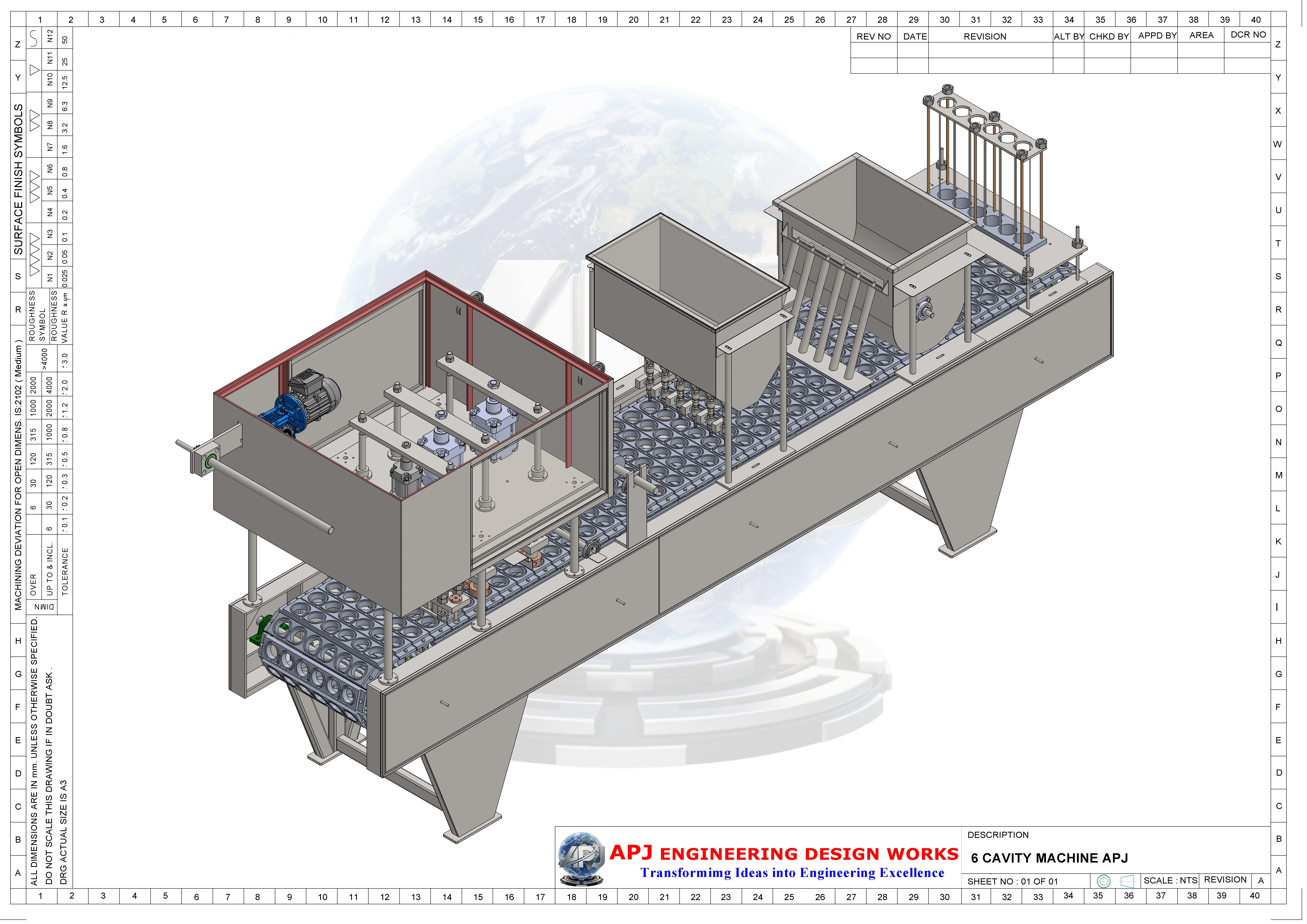 PACKING MACHINE 6 CAVITY