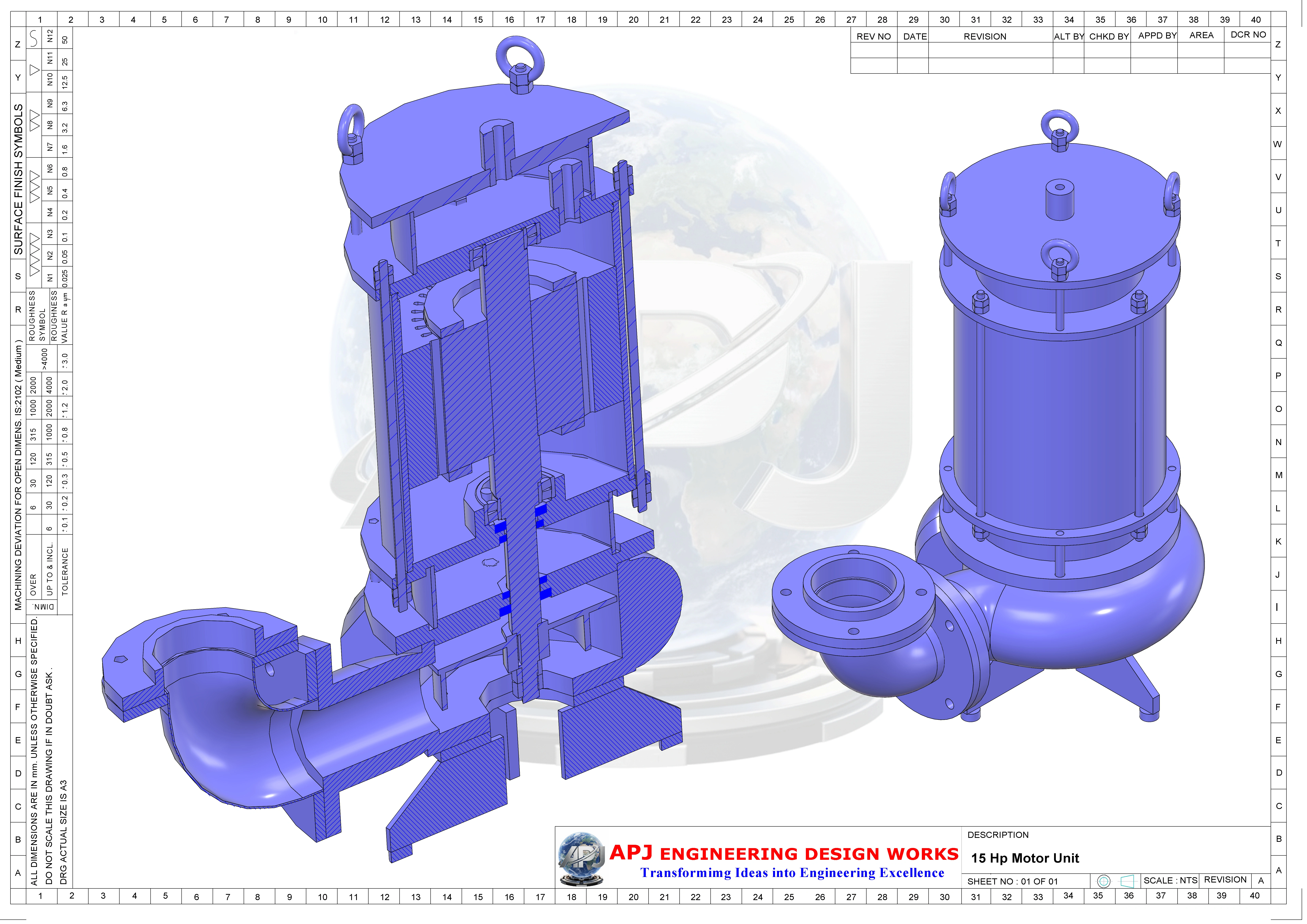 15 Hp Motor Unit