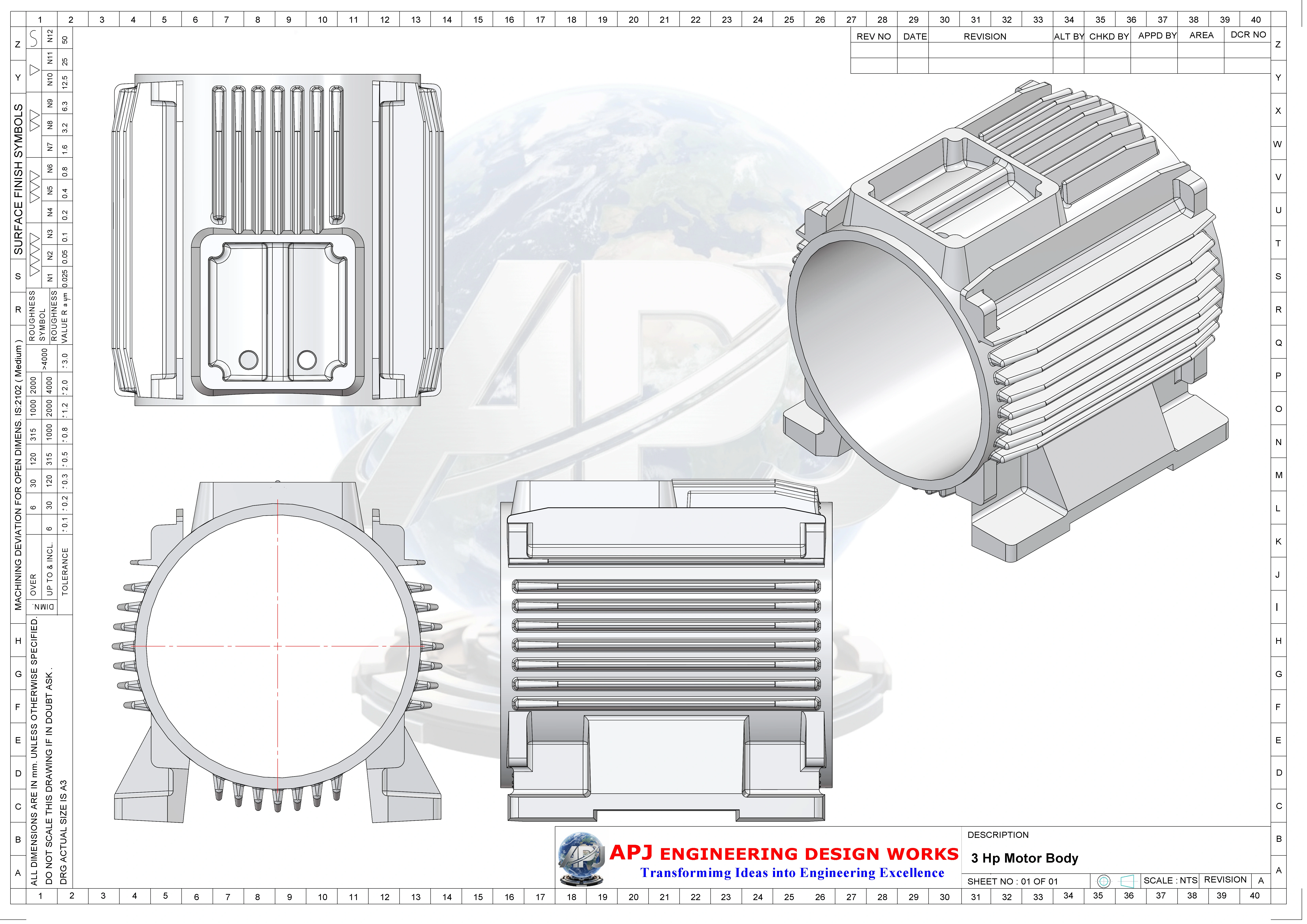 3 Hp Motor Body